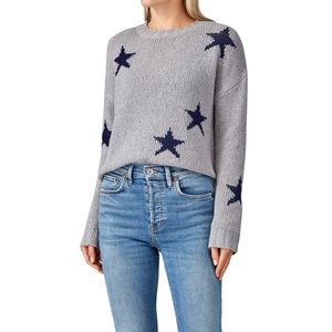 Rails | Sweaters | Rails Sweater Marissa Light Grey Navy Stars Wool Blend  Spring Sweater Small | Poshmark